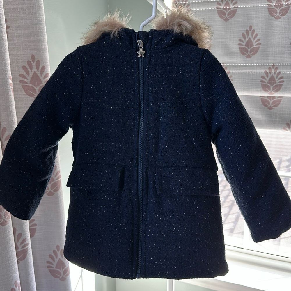 Navy Blue Winter Coat